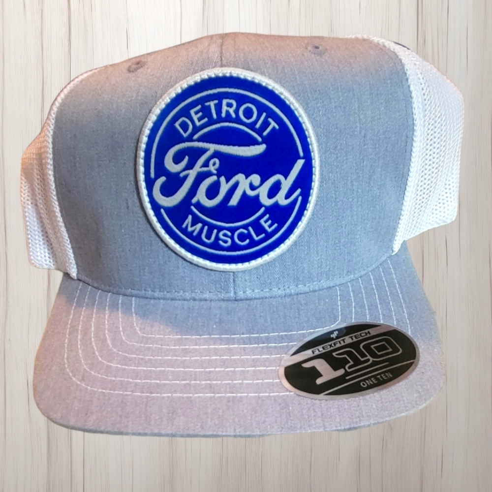 NWT Ford Logo Detroit Muscle Trucker Hat